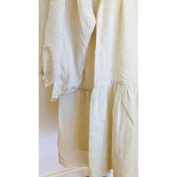 Anine Bing Madison Dress In Cream And Black Stripe Size S / 8-10 - Picture 8 of 10